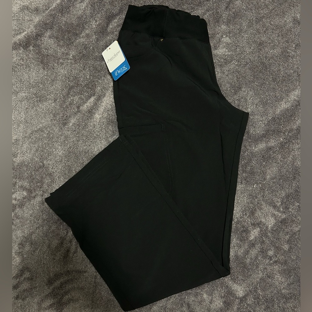Unworn Cherokee Black scrub pants.